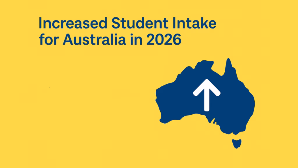 Increased student intake for Australia 2026